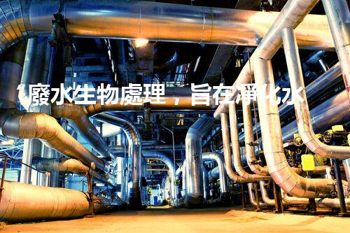 “廢水生物處理，旨在凈化水源，守護(hù)碧水藍(lán)天”